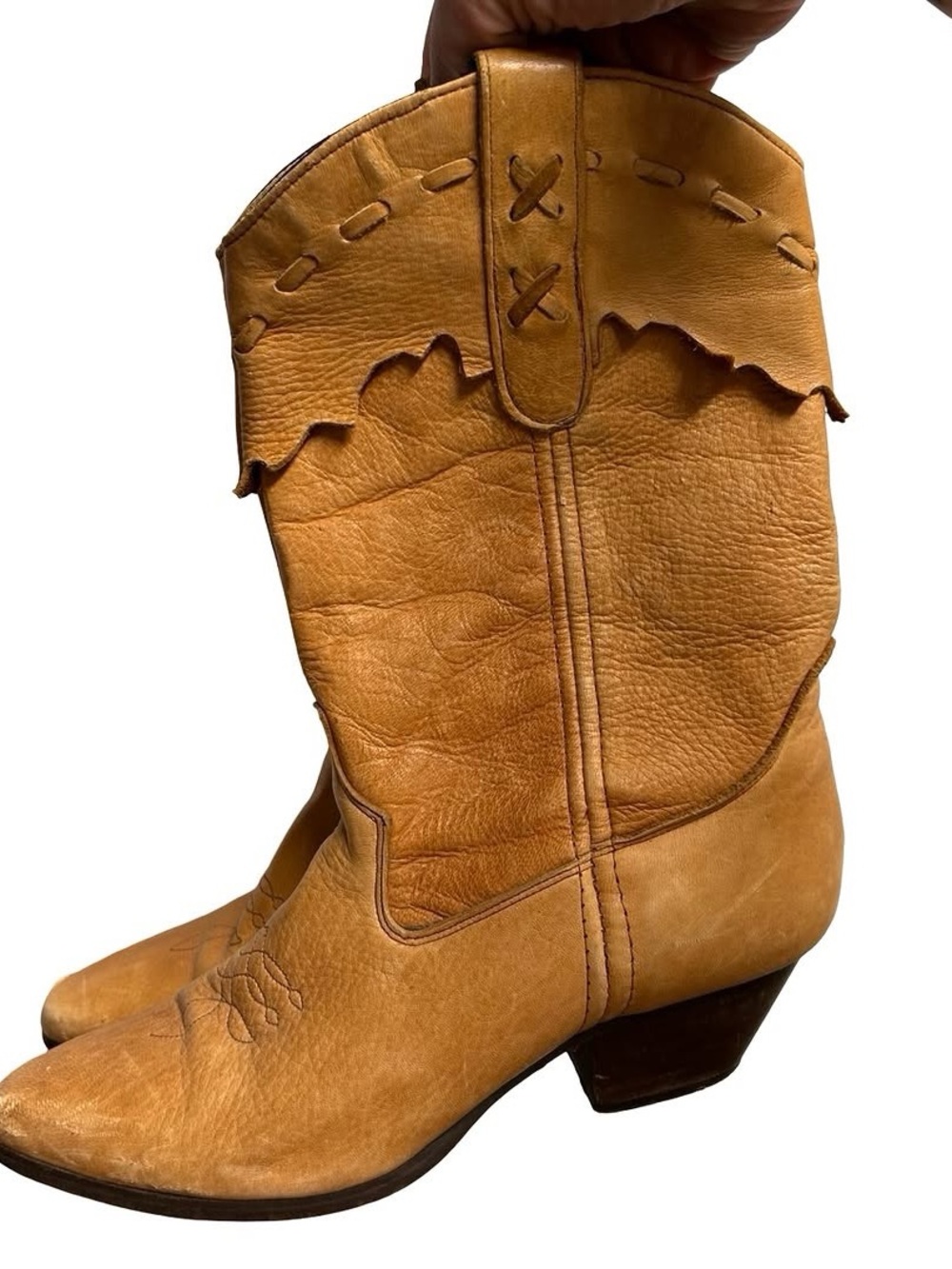 Coastal Cowgirl Vintage LaredoLeather Boots 🤠